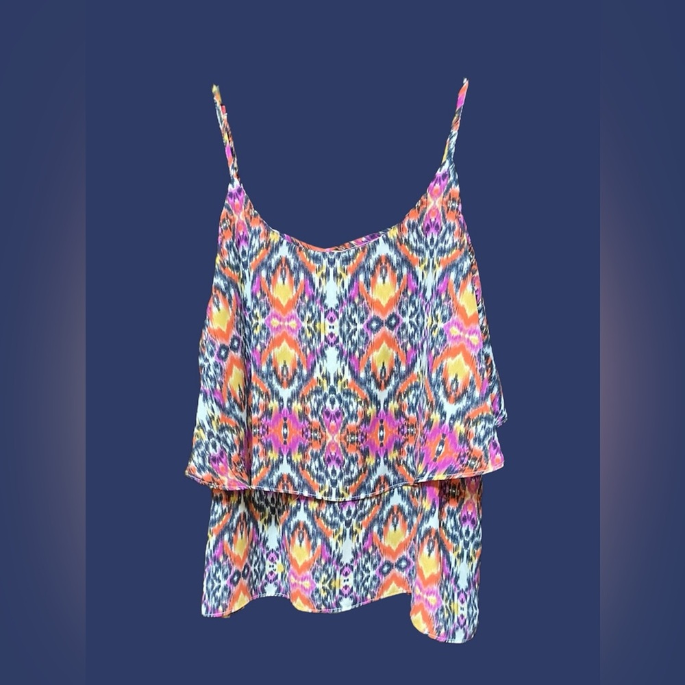Colorful Patterned Women's Top